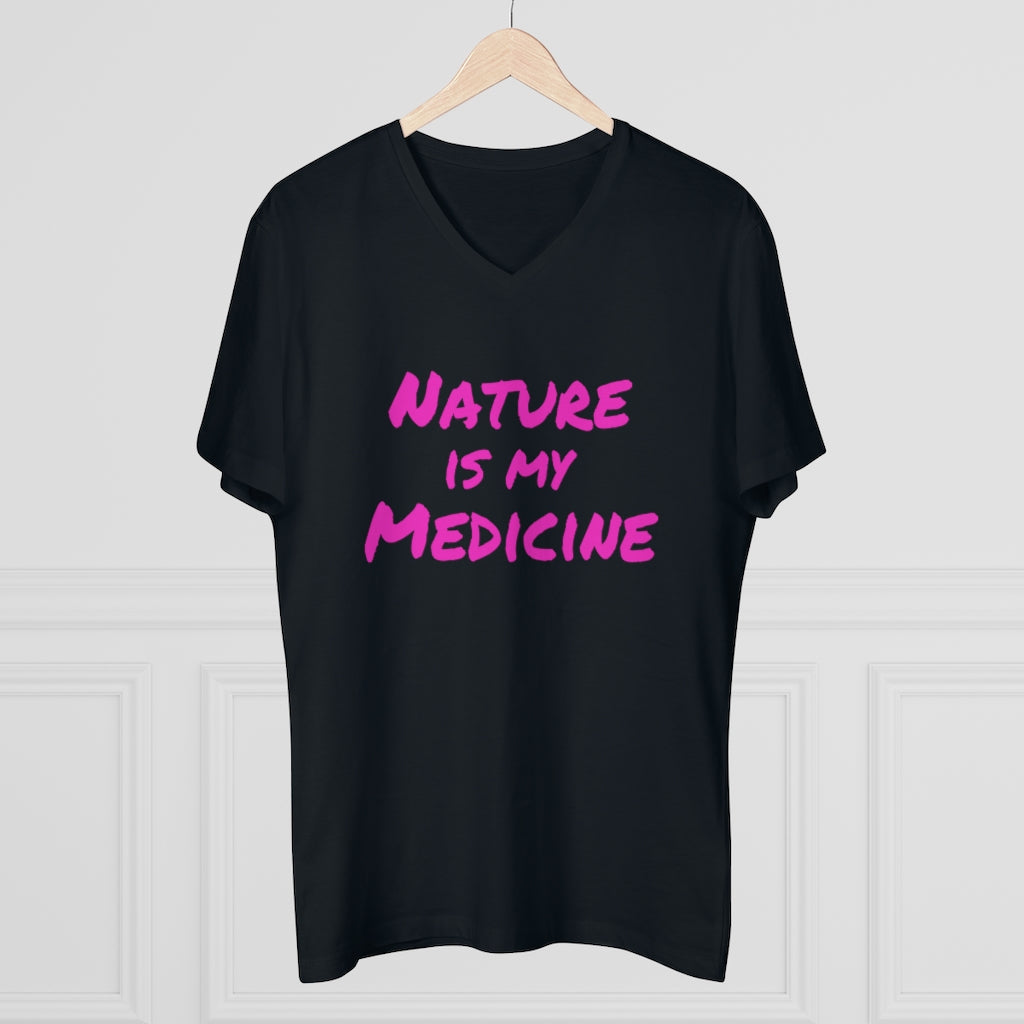 "Nature is my Medicine" Men’s Presenter V-neck