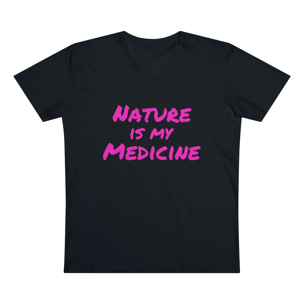 "Nature is my Medicine" Men’s Presenter V-neck