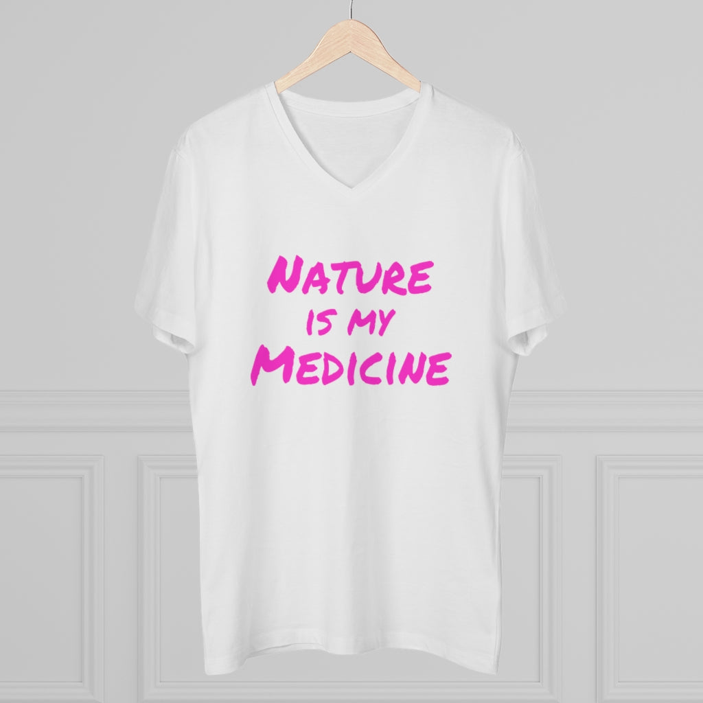 "Nature is my Medicine" Men’s Presenter V-neck
