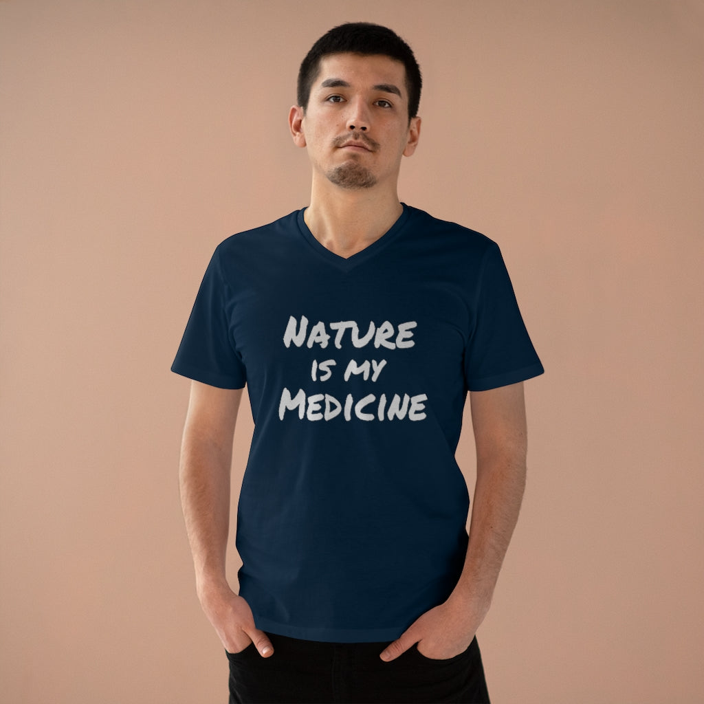 "Nature is my Medicine" Men’s Presenter V-neck