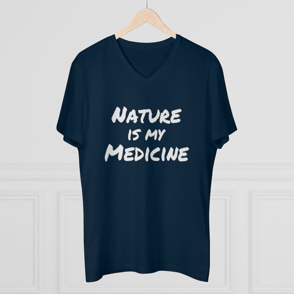 "Nature is my Medicine" Men’s Presenter V-neck