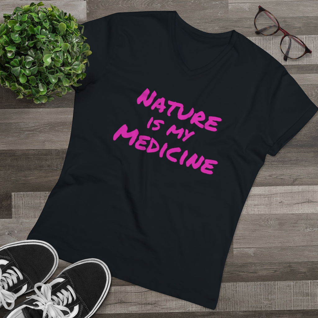 "Nature is my Medicine" Men’s Presenter V-neck