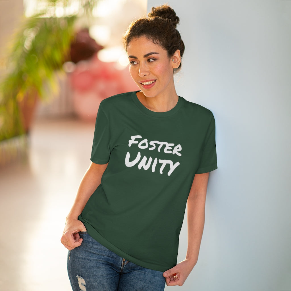 "Foster Unity" Organic Co-Creator Virtue T-shirt - Unisex