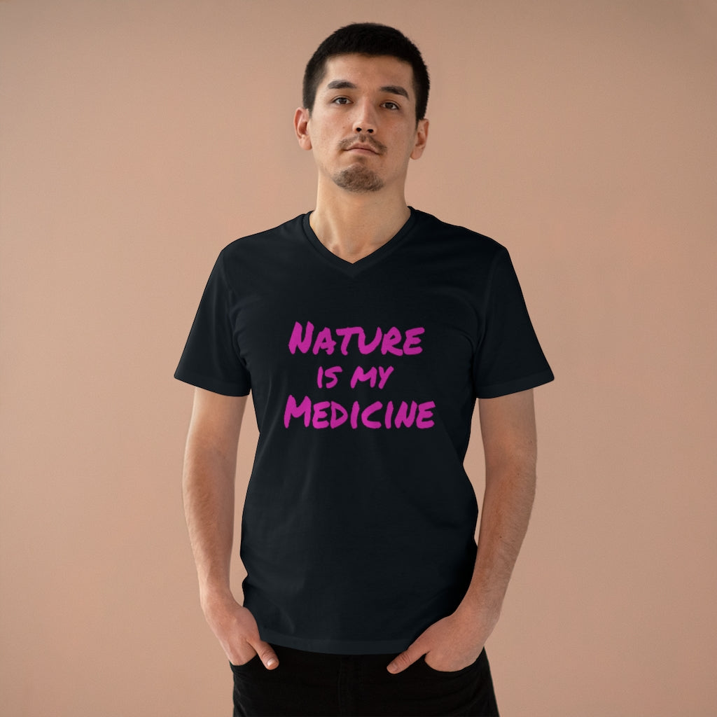 "Nature is my Medicine" Men’s Presenter V-neck