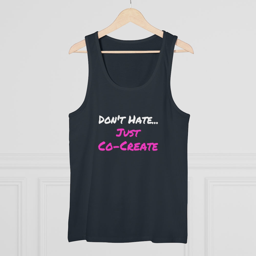 
                  
                    "Just Co-Create" Organic Men's Specter Tank Top
                  
                