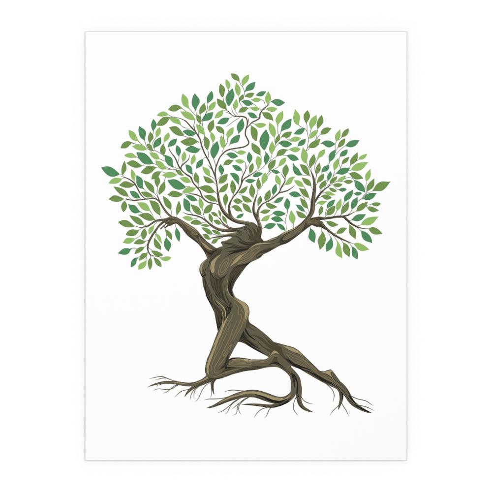 Tree Goddess Silk Poster