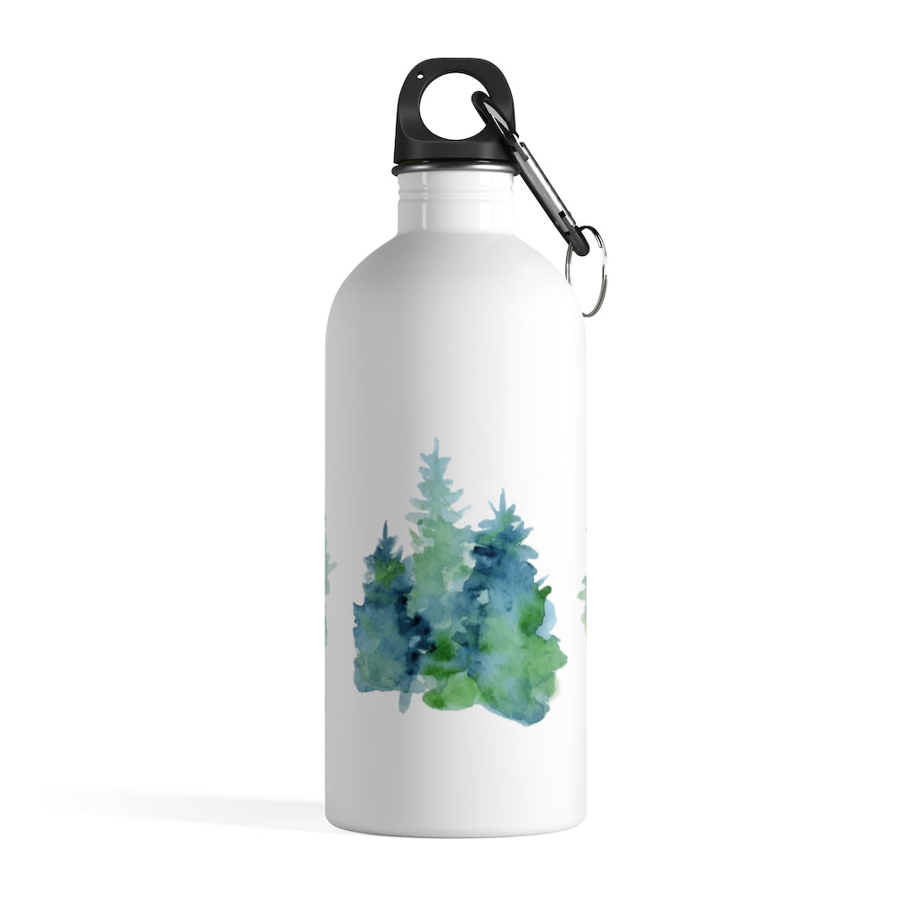 
                  
                    Stainless Steel Water Bottle (Watercolor Trees Design)
                  
                