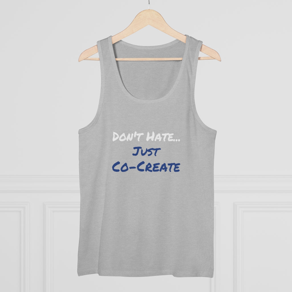 
                  
                    "Just Co-Create" Organic Men's Specter Tank Top
                  
                