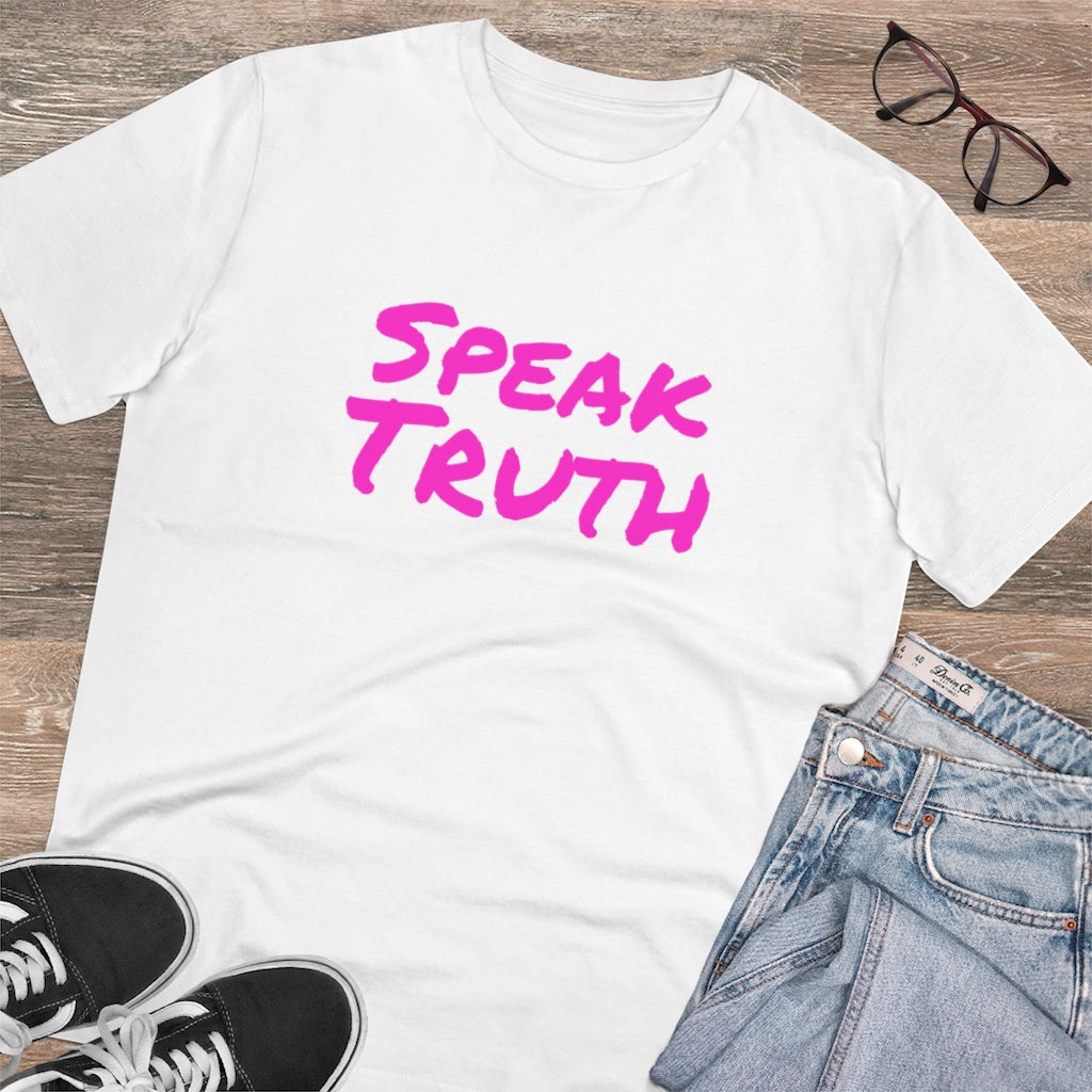 
                  
                    "Speak Truth" Organic Co-Creator Virtue T-shirt - Unisex
                  
                