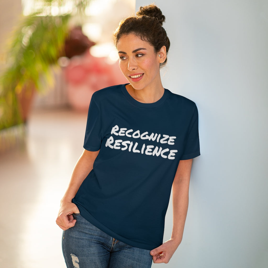 
                  
                    "Recognize Resilience" Organic Co-Creator Virtue T-shirt - Unisex
                  
                