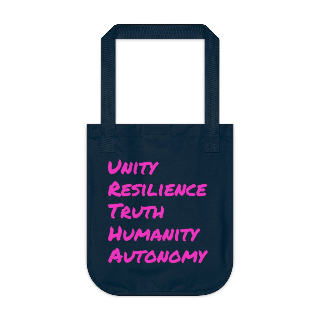 
                  
                    URTHA Social Core Virtues Organic Canvas Tote Bag
                  
                