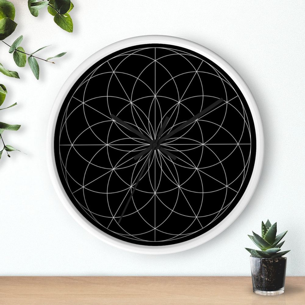 Spacetime Lotus Wall Clock (Contemporary - 2 Styles)