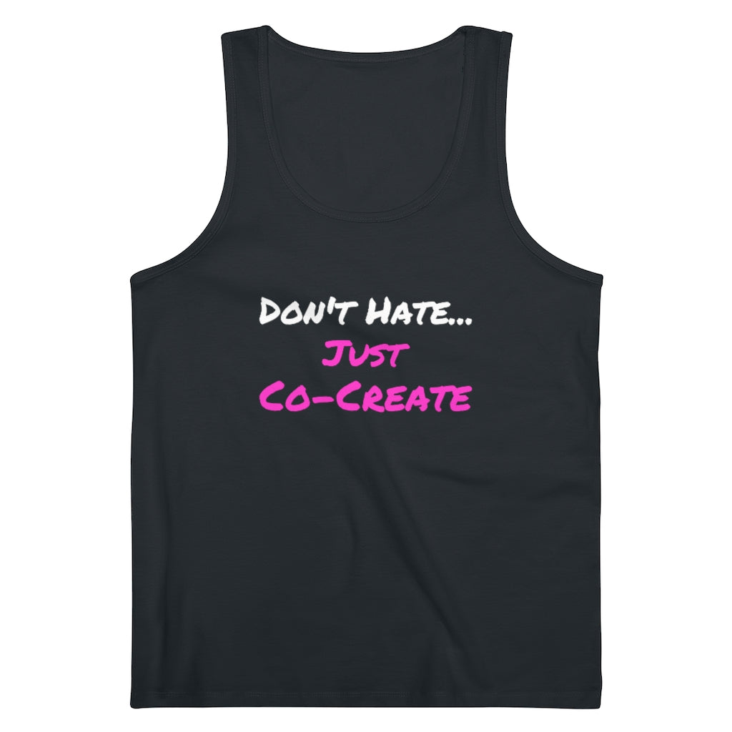 
                  
                    "Just Co-Create" Organic Men's Specter Tank Top
                  
                