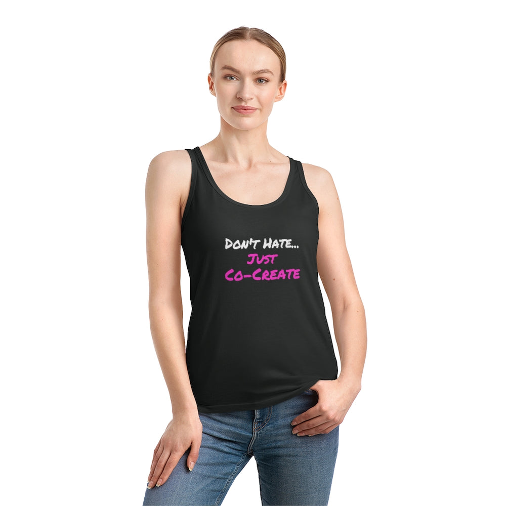 "Just Co-Create" Organic Women's Dreamer Tank Top