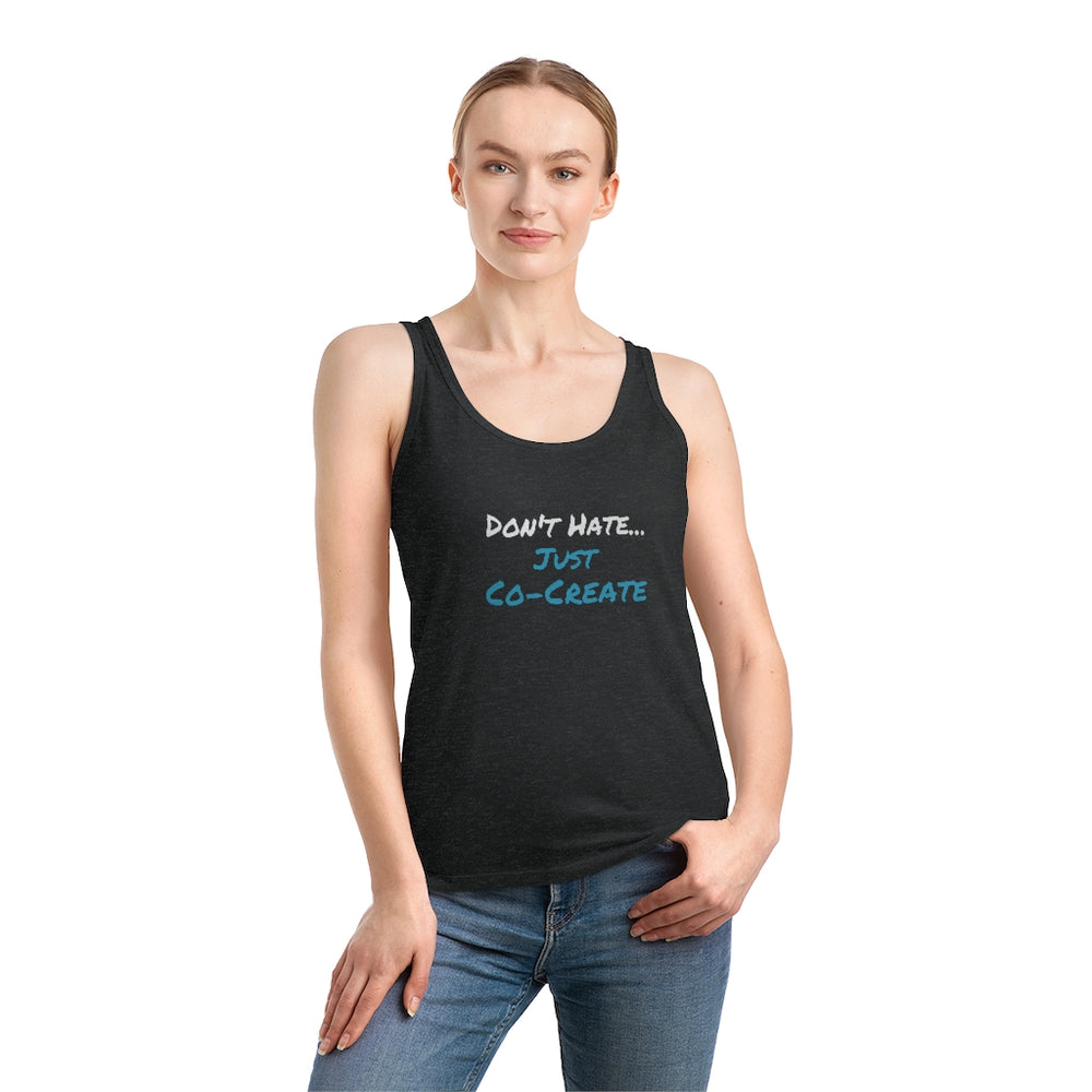 "Just Co-Create" Organic Women's Dreamer Tank Top