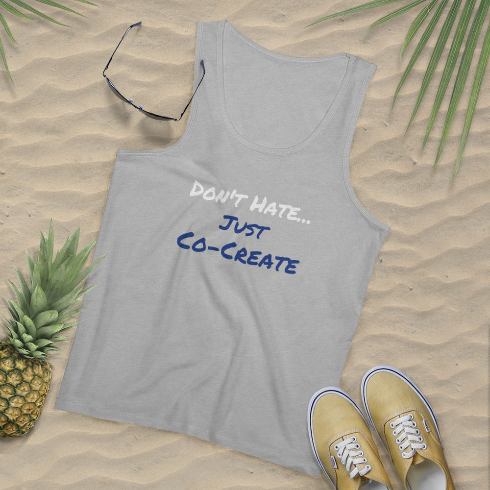 
                  
                    "Just Co-Create" Organic Men's Specter Tank Top
                  
                