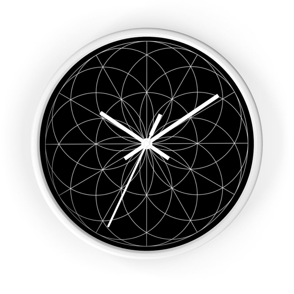 Spacetime Lotus Wall Clock (Contemporary - 2 Styles)