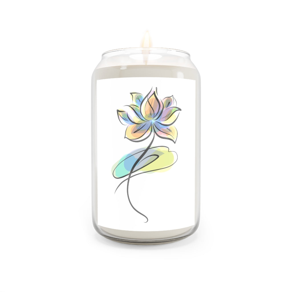 
                  
                    Aromatherapy Candle, 13.75oz (Watercolor Lotus Design / 3 Scents)
                  
                