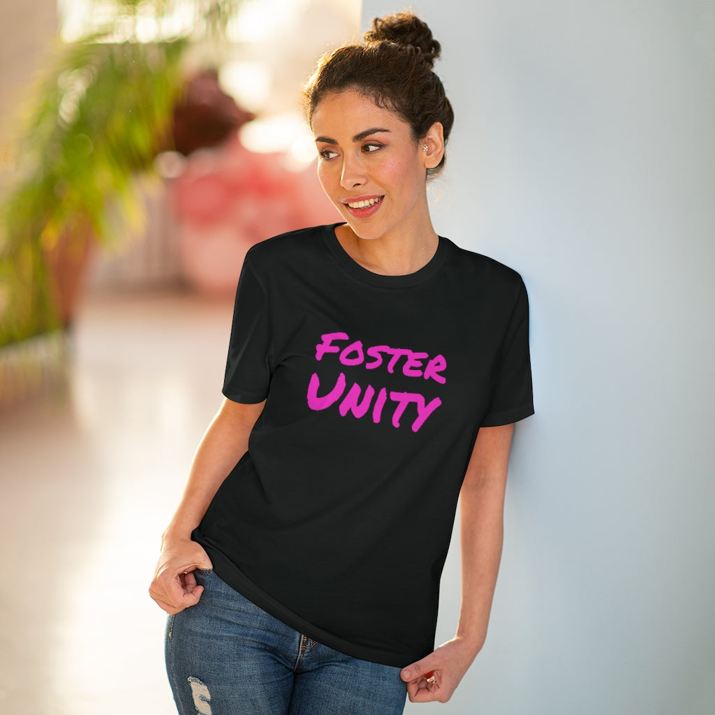 
                  
                    "Foster Unity" Organic Co-Creator Virtue T-shirt - Unisex
                  
                