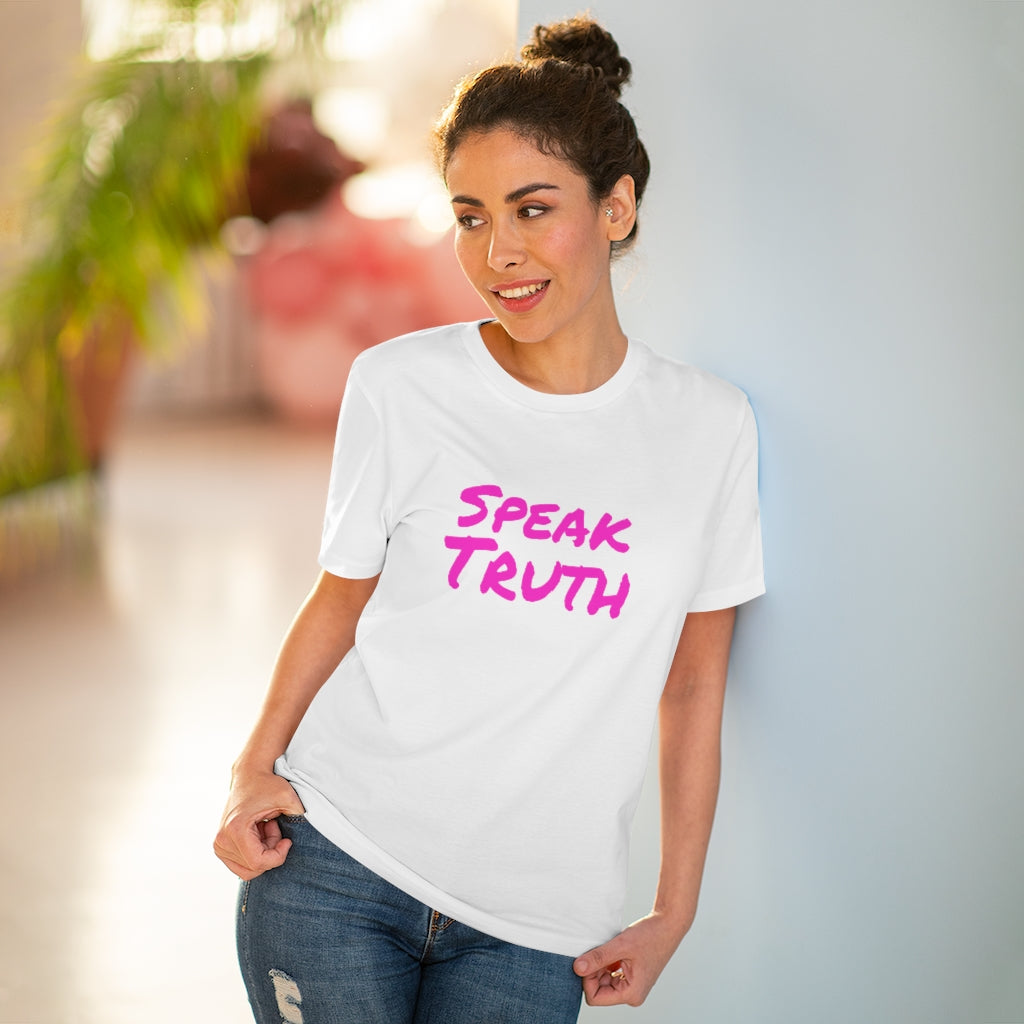 
                  
                    "Speak Truth" Organic Co-Creator Virtue T-shirt - Unisex
                  
                