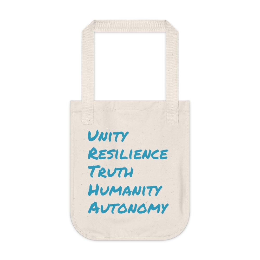 
                  
                    URTHA Social Core Virtues Organic Canvas Tote Bag
                  
                