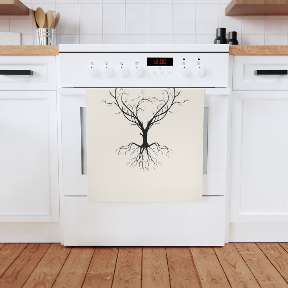 
                  
                    Organic Cotton Tea Towel (Tree Heart Design)
                  
                