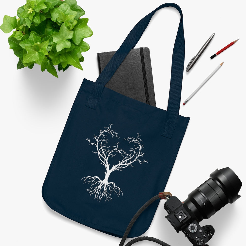 Organic Canvas Tote Bag (Tree Heart Design) – URTHA EcoShop