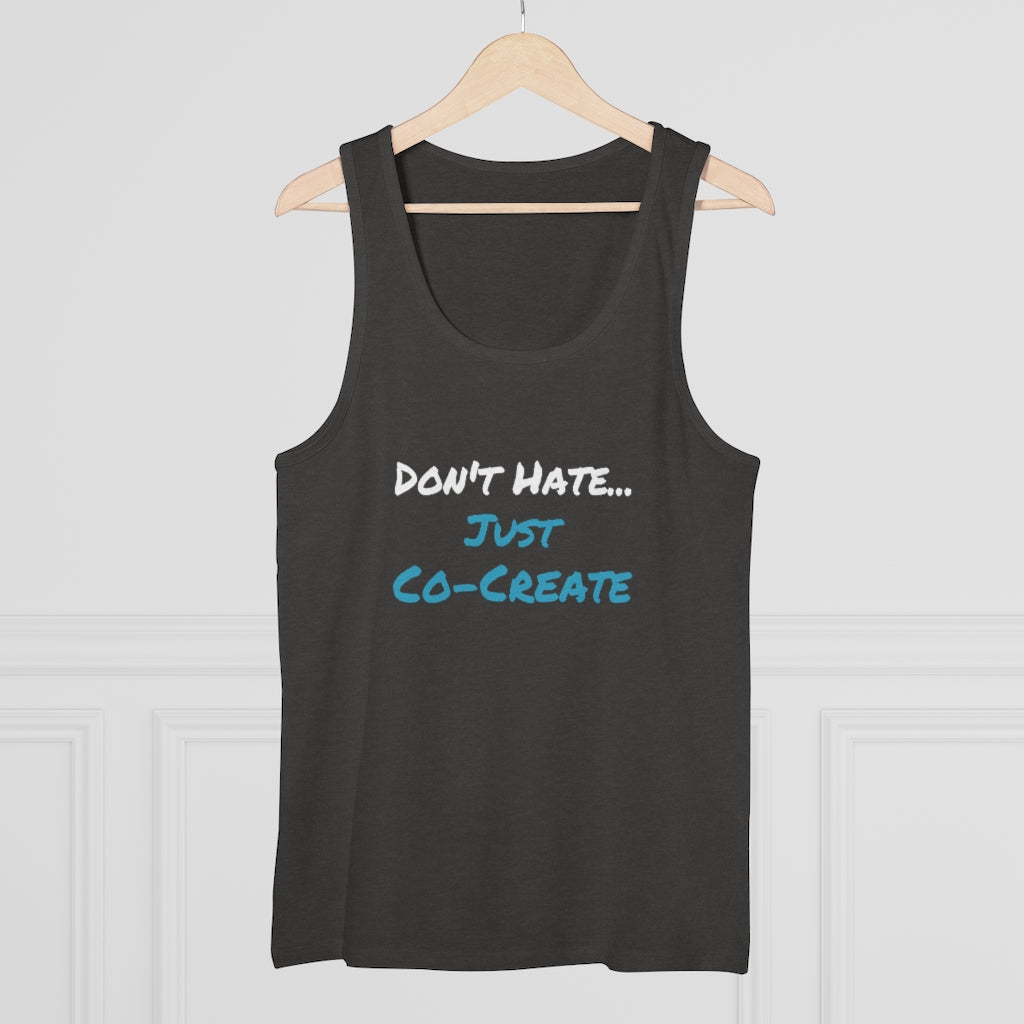 
                  
                    "Just Co-Create" Organic Men's Specter Tank Top
                  
                