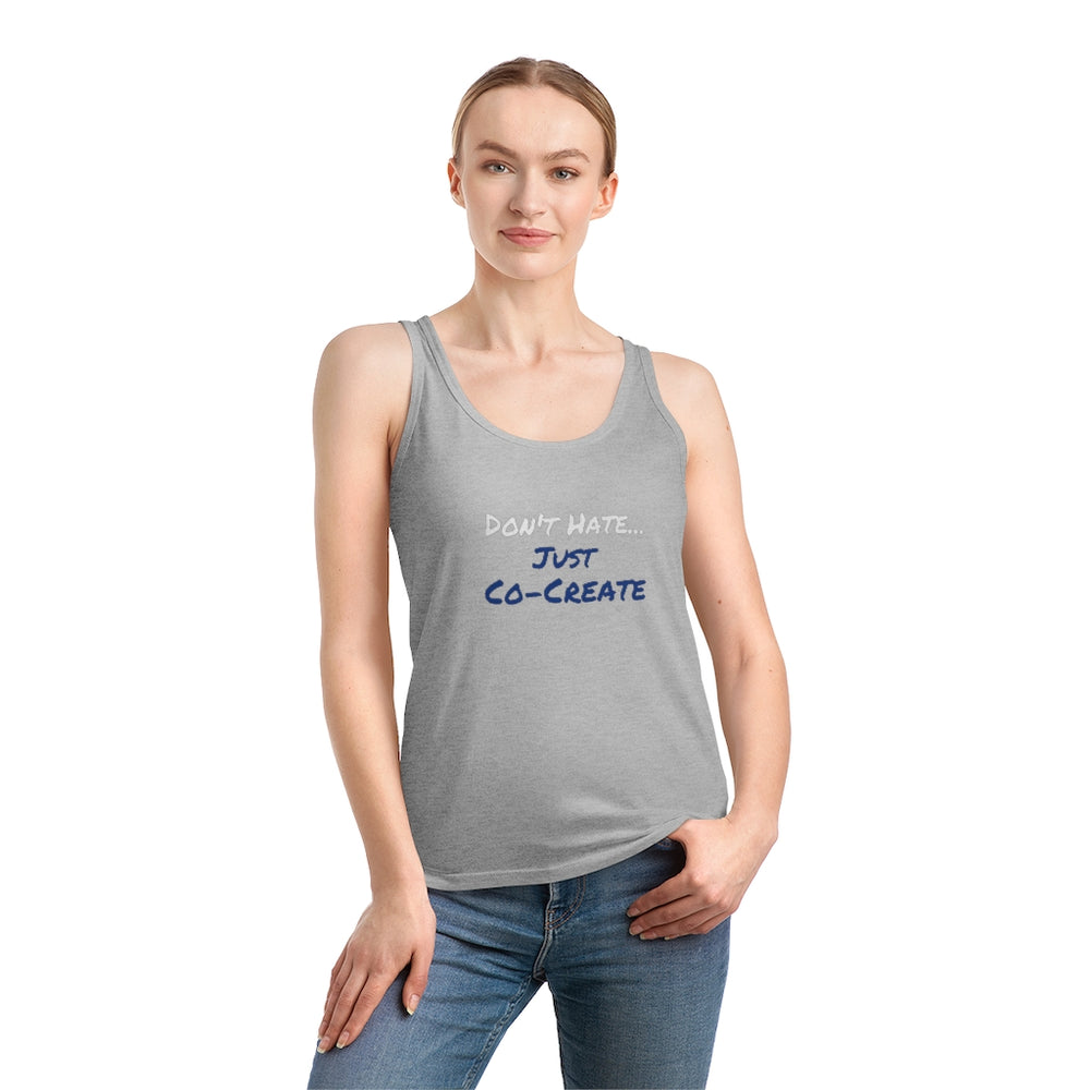 "Just Co-Create" Organic Women's Dreamer Tank Top