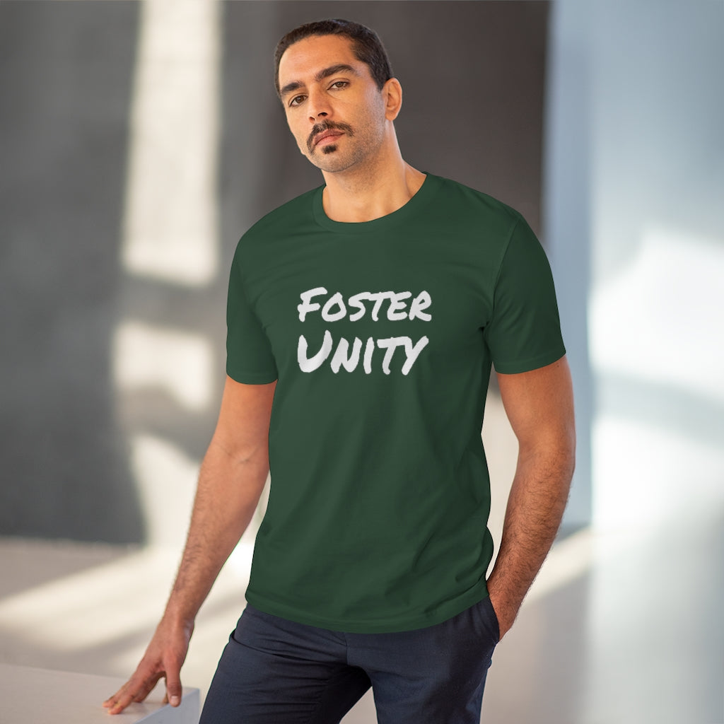 
                  
                    "Foster Unity" Organic Co-Creator Virtue T-shirt - Unisex
                  
                