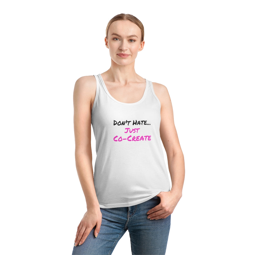 "Just Co-Create" Organic Women's Dreamer Tank Top