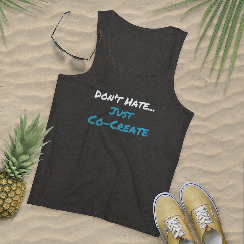 
                  
                    "Just Co-Create" Organic Men's Specter Tank Top
                  
                