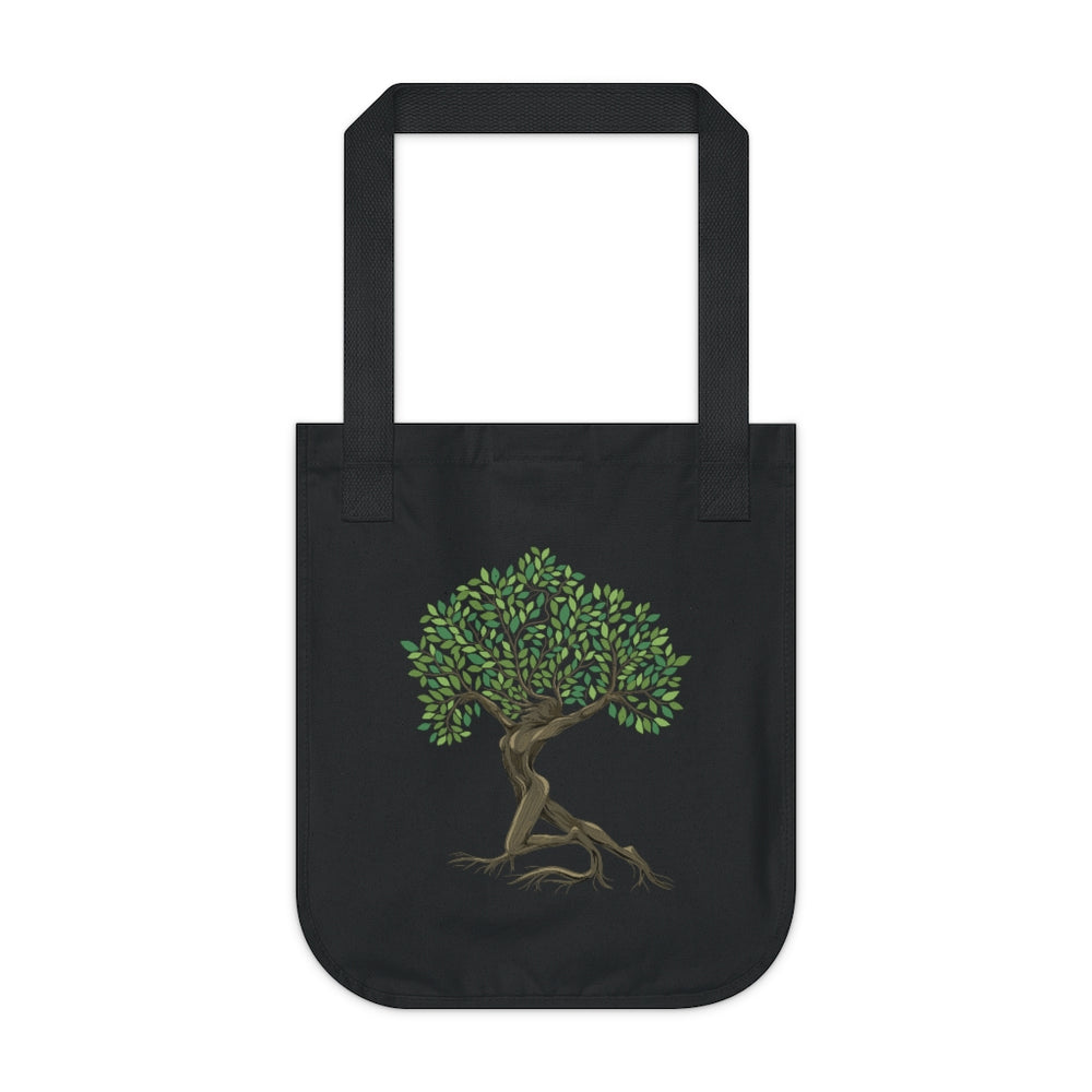 Organic Canvas Tote Bag (Tree Goddess Design)