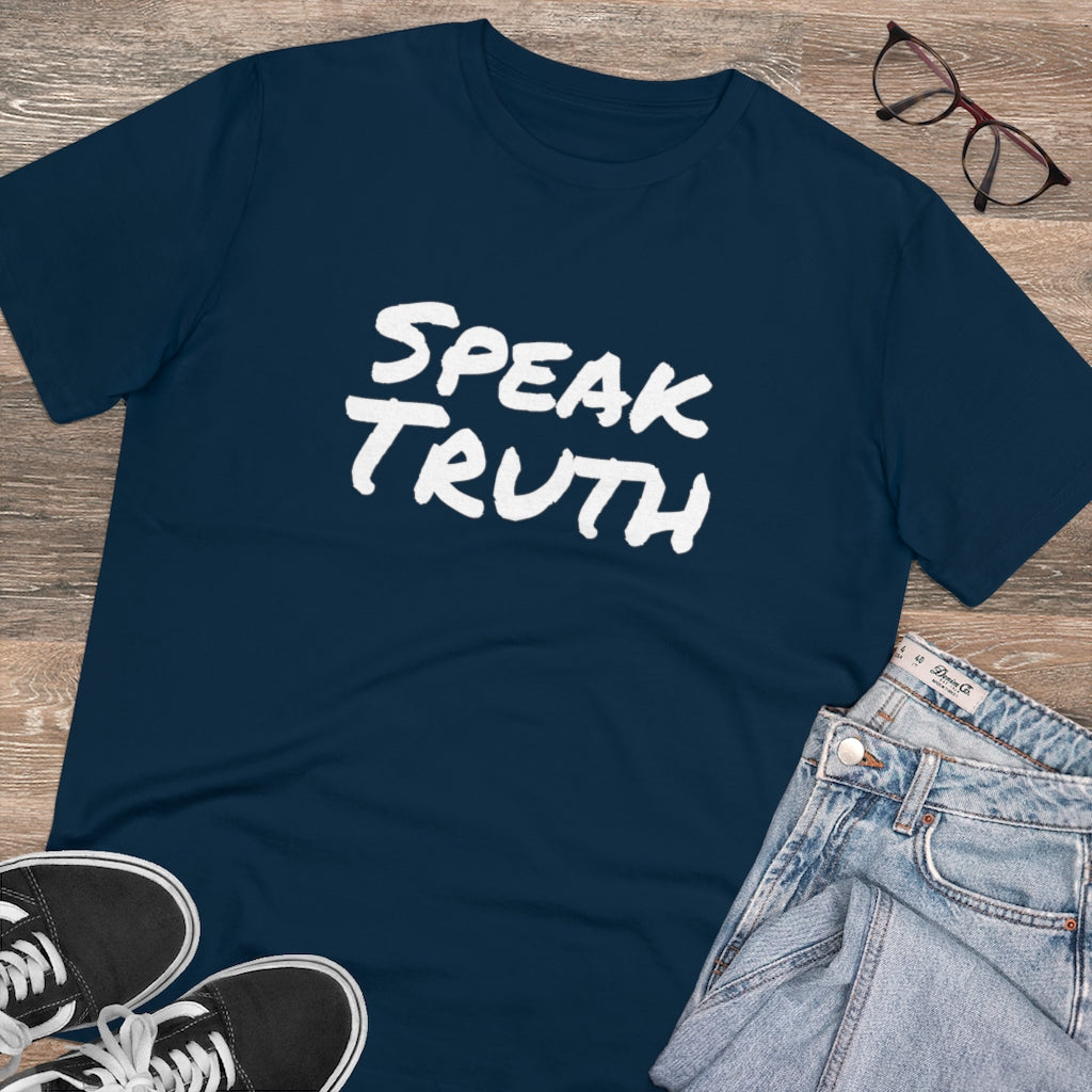 
                  
                    "Speak Truth" Organic Co-Creator Virtue T-shirt - Unisex
                  
                