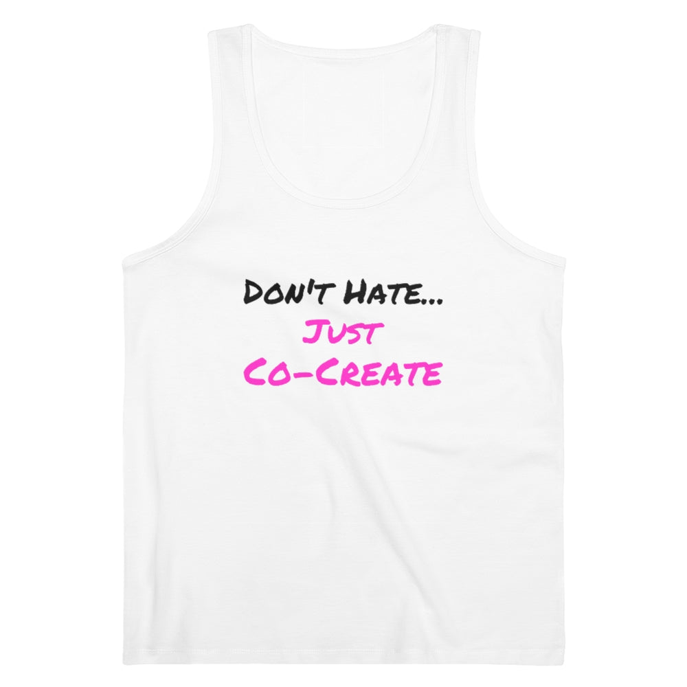 
                  
                    "Just Co-Create" Organic Men's Specter Tank Top
                  
                