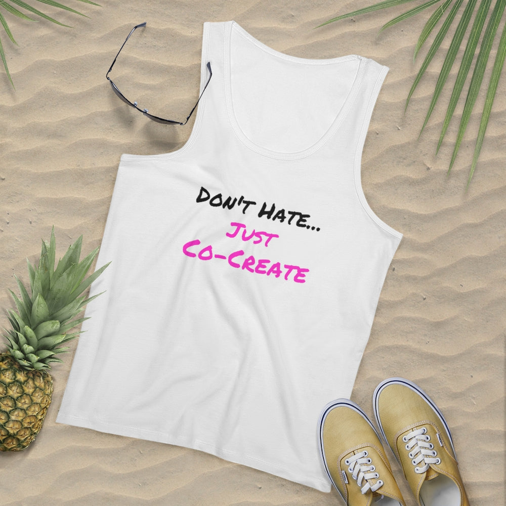 
                  
                    "Just Co-Create" Organic Men's Specter Tank Top
                  
                