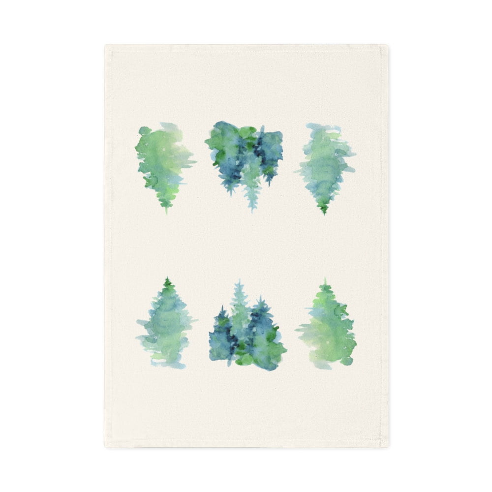 
                  
                    Organic Cotton Tea Towel (Watercolor Trees Design)
                  
                