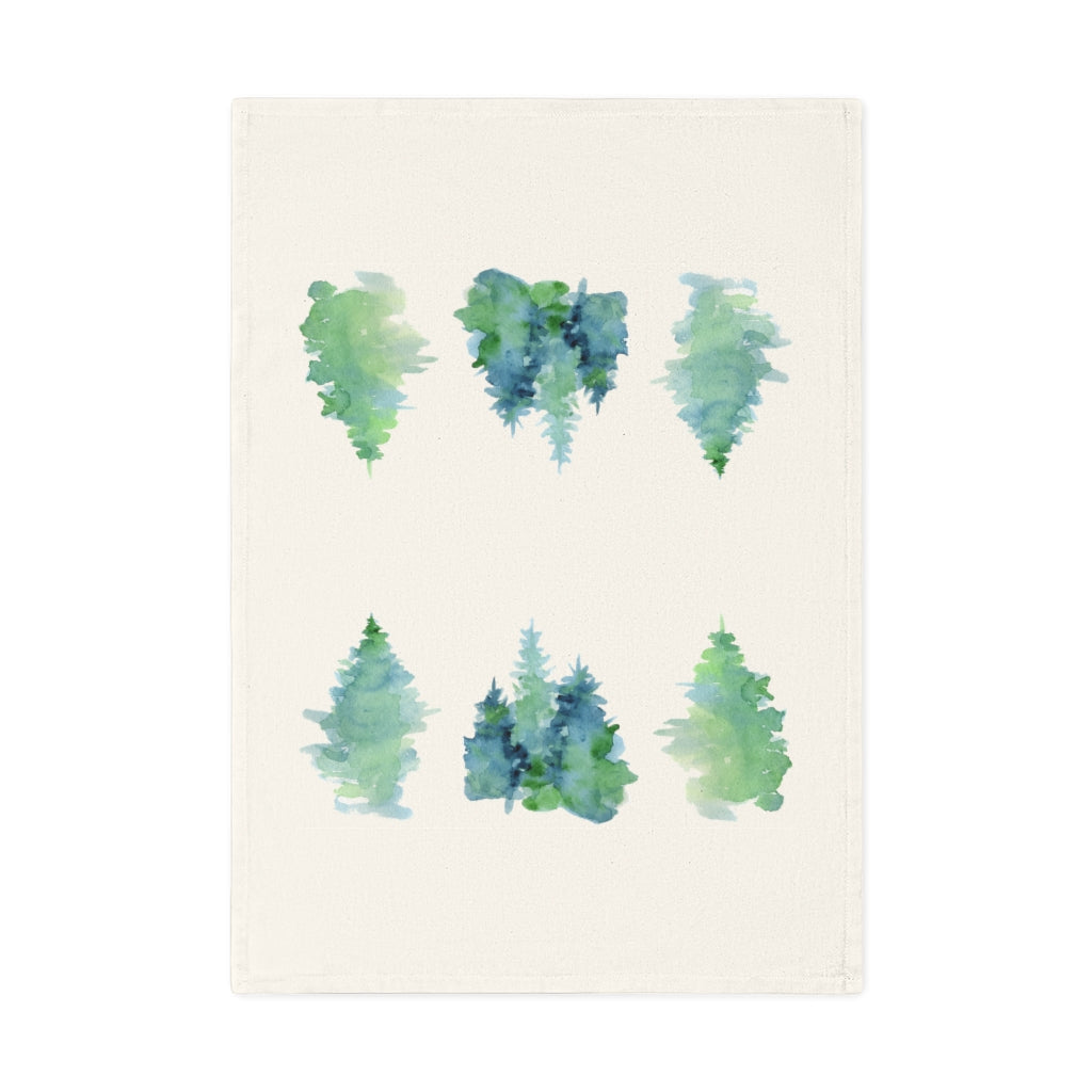 
                  
                    Organic Cotton Tea Towel (Watercolor Trees Design)
                  
                