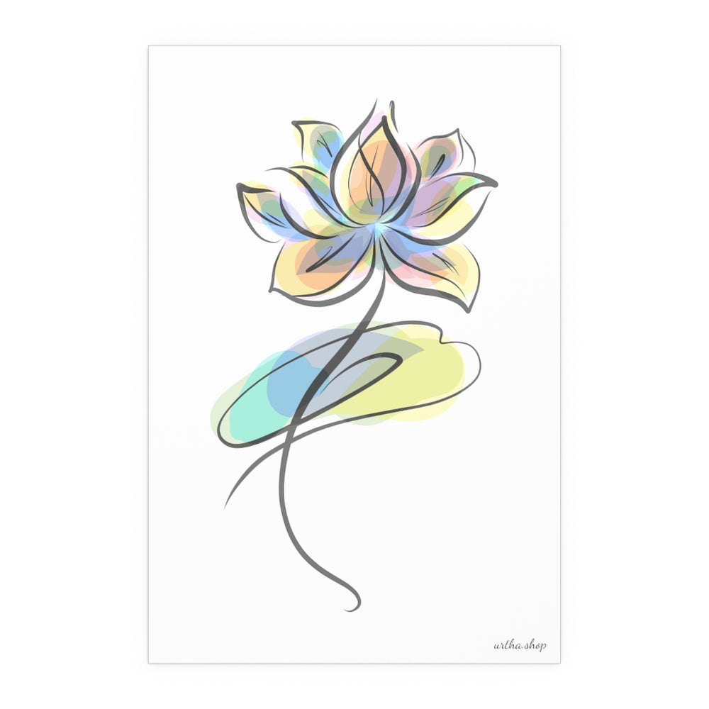 
                  
                    Watercolor Lotus Silk Poster
                  
                