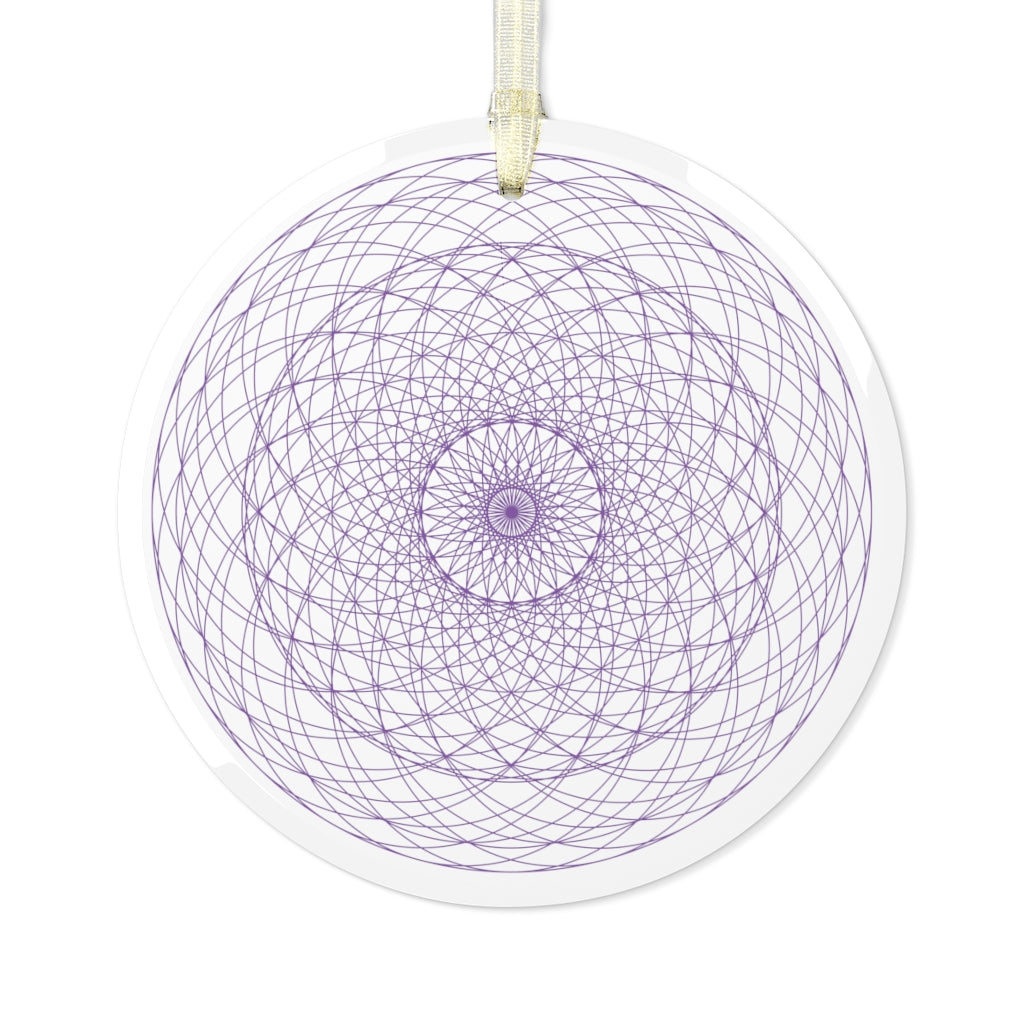 
                  
                    Cosmic Flows (Lilac) Glass Ornament
                  
                