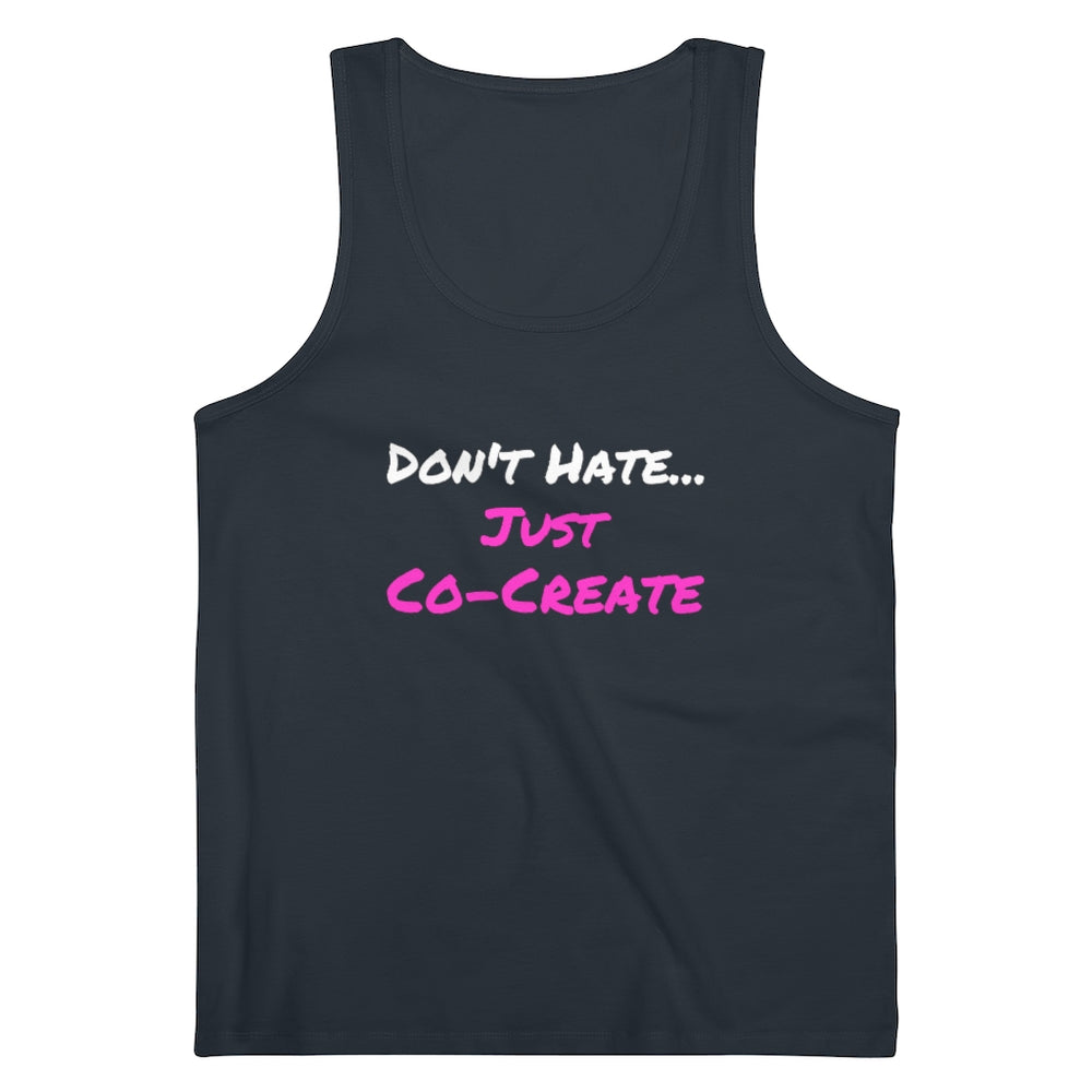 
                  
                    "Just Co-Create" Organic Men's Specter Tank Top
                  
                