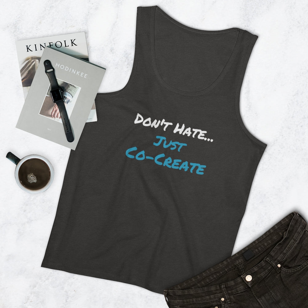 
                  
                    "Just Co-Create" Organic Men's Specter Tank Top
                  
                