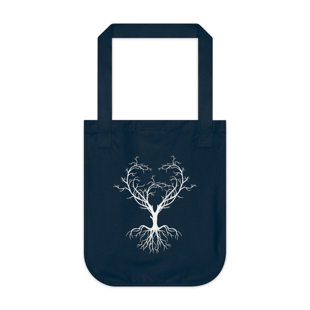 
                  
                    Organic Canvas Tote Bag (Tree Heart Design)
                  
                