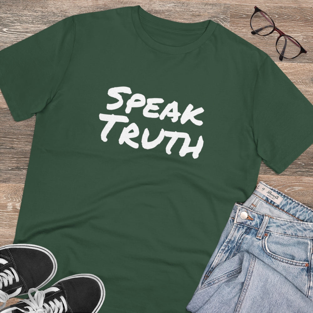 
                  
                    "Speak Truth" Organic Co-Creator Virtue T-shirt - Unisex
                  
                